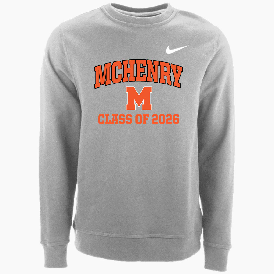 McHENRY COMM HIGH SCHOOL WARRIORS <span class="pdp-name-mascot">McHENRY WARRIORS</span> Nike Men's Club Fleece Crew