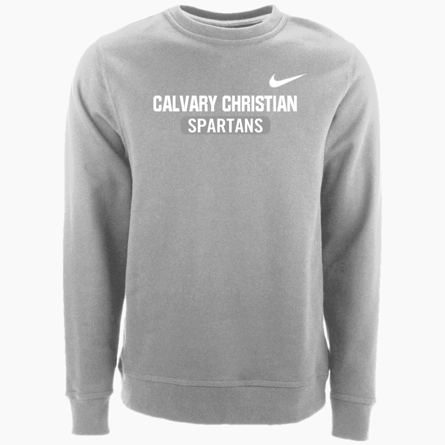 Calvary Christian Spartans <span class="pdp-name-mascot">Calvary Christian Spartans</span> Nike Men's Club Fleece Crew