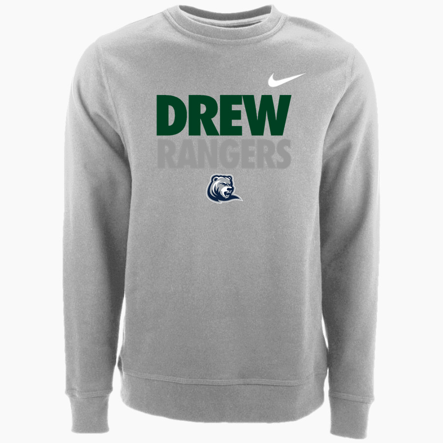 Drew Rangers <span class="pdp-name-mascot">Drew University Rangers</span> Nike Men's Club Fleece Crew