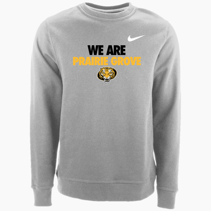 PRAIRIE GROVE HIGH SCHOOL TIGERS <span class="pdp-name-mascot">PRAIRIE GROVE TIGERS</span> Nike Men's Club Fleece Crew