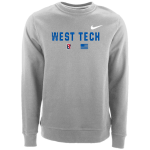 West Tech Panthers <span class="pdp-name-mascot">West Tech Panthers</span> Nike Men's Team Club Fleece Crew Front Thumbnail