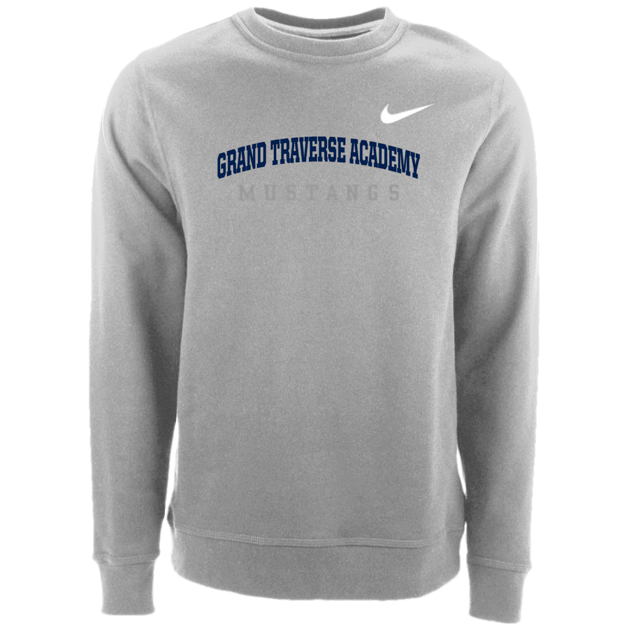 Grand Traverse Academy Mustangs <span class="pdp-name-mascot">Grand Traverse Academy Mustangs</span> Nike Men's Team Club Fleece Crew