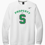 WEST MONONA HIGH SCHOOL SPARTANS Nike Men's Club Fleece Crew Front Thumbnail
