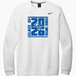 GEORGIA CHRISTIAN SCHOOL GENERALS Nike Men's Club Fleece Crew Front Thumbnail