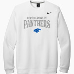 NORTH CROWLEY HIGH SCHOOL PANTHERS Nike Men's Club Fleece Crew Front Thumbnail