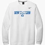 GATEWAY SCIENCE ACADEMY GATORS <span class="pdp-name-mascot">GATEWAY SCIENCE ACADEMY GATORS</span> Nike Men's Club Fleece Crew Front Thumbnail