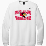 NORRIS CITY-OMAHA-ENFIELD H S FIGHTING CARDINALS Nike Men's Club Fleece Crew Front Thumbnail