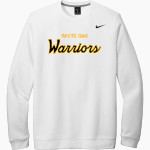 White Oak Warriors The Official Online Store Nike Men's Club Fleece Crew Front Thumbnail