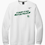 ST. VINCENT-ST. MARY H S FIGHTING IRISH Nike Men's Club Fleece Crew Front Thumbnail