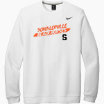 Schuylerville Horses Nike Men's Club Fleece Crew Front Thumbnail