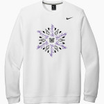 Garfield Bulldogs Nike Men's Club Fleece Crew Front Thumbnail