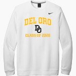 Del Oro Golden Eagles <span class="pdp-name-mascot">Del Oro High School</span> Nike Men's Club Fleece Crew Front Thumbnail