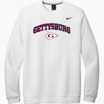 GETTYSBURG SIDELINE STORE #WARRIORWAY Nike Men's Club Fleece Crew Front Thumbnail