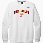 THE DALLES HIGH SCHOOL RIVERHAWKS Nike Men's Club Fleece Crew Front Thumbnail