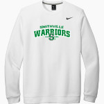 SMITHVILLE R-2 HIGH SCHOOL WARRIORS <span class="pdp-name-mascot">SMITHVILLE WARRIORS</span> Nike Men's Club Fleece Crew Front Thumbnail