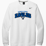 DOBBS FERRY HIGH SCHOOL EAGLES Nike Men's Club Fleece Crew Front Thumbnail