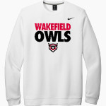 Wakefield Owls <span class="pdp-name-mascot">Wakefield Country Day School Owls</span> Nike Men's Club Fleece Crew Front Thumbnail