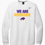 RIVERSIDE HIGH SCHOOL FRONTIERS Nike Men's Club Fleece Crew Front Thumbnail