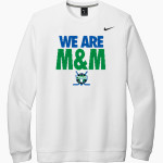 M&M Youth Hockey Thunder Nike Men's Club Fleece Crew Front Thumbnail