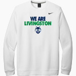 LIVINGSTON COLLEGIATE ACADEMY Wolves Nike Men's Club Fleece Crew Front Thumbnail
