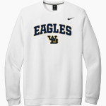 West Babylon Eagles <span class="pdp-name-mascot">West Babylon Eagles</span> Nike Men's Club Fleece Crew Front Thumbnail
