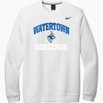 WATERTOWN HIGH SCHOOL GOSLINGS Nike Men's Club Fleece Crew Front Thumbnail