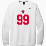 NE OHIO PREP Knights Nike Men's Club Fleece Crew Front Thumbnail