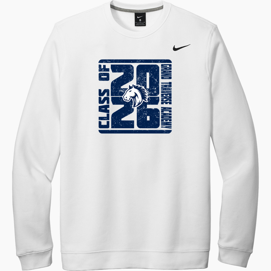 Grand Traverse Academy Mustangs <span class="pdp-name-mascot">Grand Traverse Academy Mustangs</span> Nike Men's Club Fleece Crew