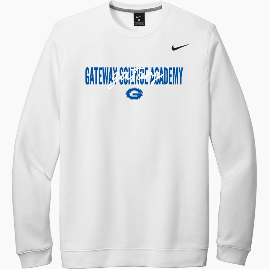 GATEWAY SCIENCE ACADEMY GATORS <span class="pdp-name-mascot">GATEWAY SCIENCE ACADEMY GATORS</span> Nike Men's Club Fleece Crew