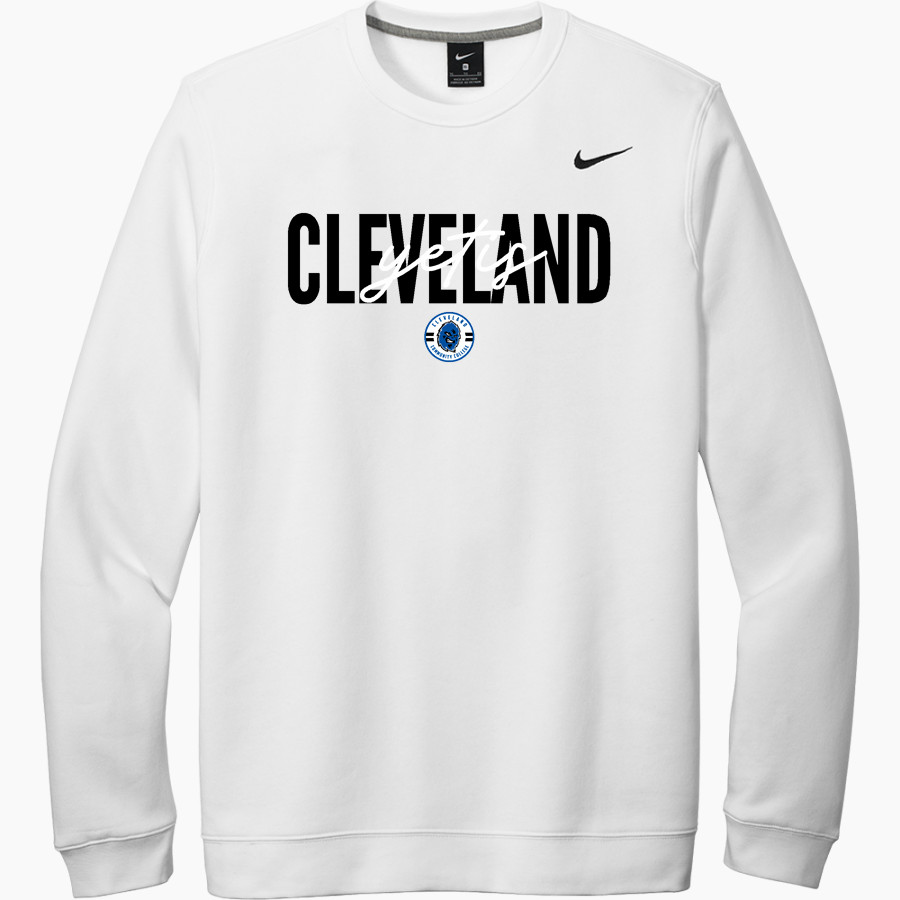 Cleveland Community College Yetis Nike Men's Club Fleece Crew