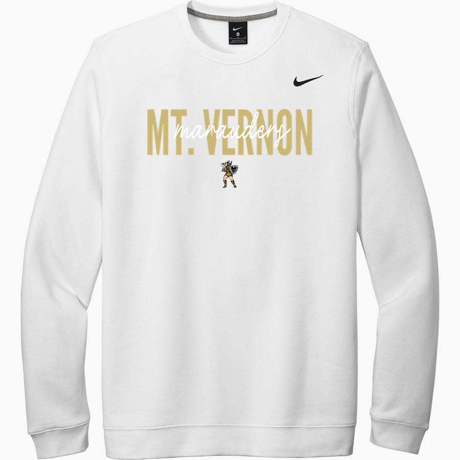 Mt Vernon Marauders Nike Men's Club Fleece Crew