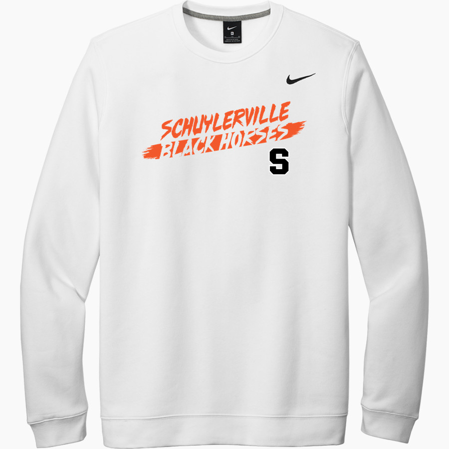 Schuylerville Horses Nike Men's Club Fleece Crew