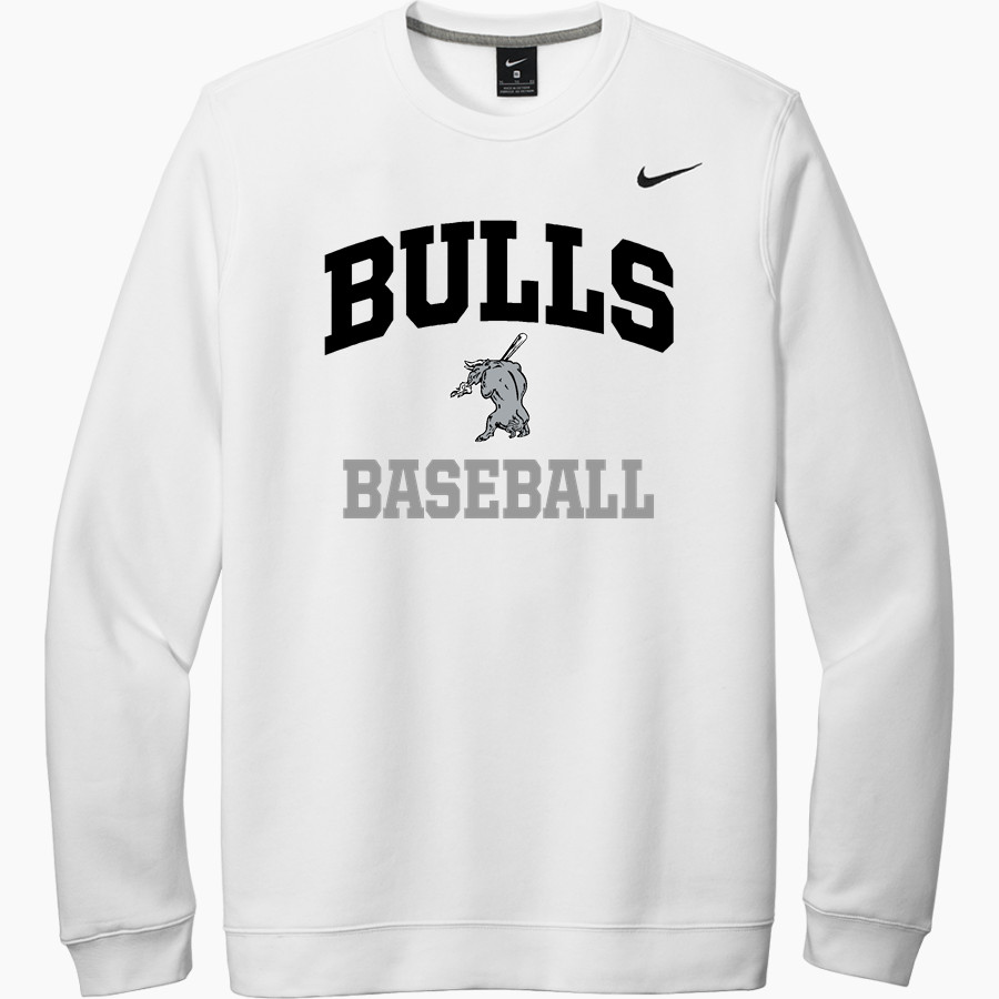 Indiana Bulls Baseball The Official Online Store <span class="pdp-name-mascot">Indiana Bulls</span> Nike Men's Club Fleece Crew