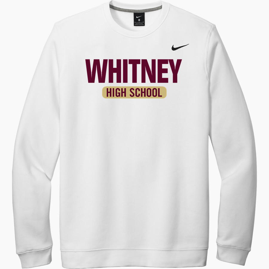 Whitney Wildcats Nike Men's Club Fleece Crew