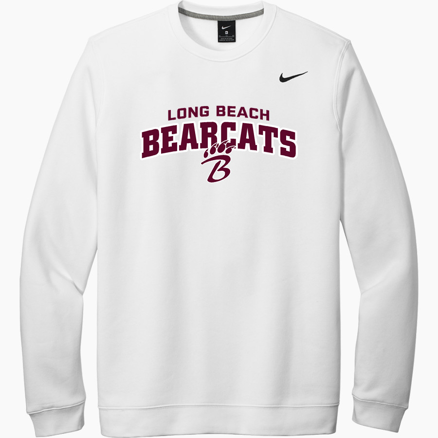 LONG BEACH HIGH SCHOOL BEARCATS <span class="pdp-name-mascot">LONG BEACH BEARCATS</span> Nike Men's Club Fleece Crew