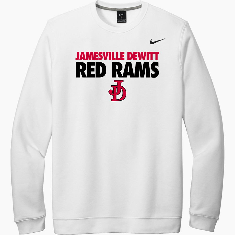 Jamesville DeWitt Red Rams Nike Men's Club Fleece Crew
