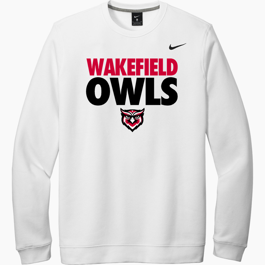 Wakefield Owls <span class="pdp-name-mascot">Wakefield Country Day School Owls</span> Nike Men's Club Fleece Crew