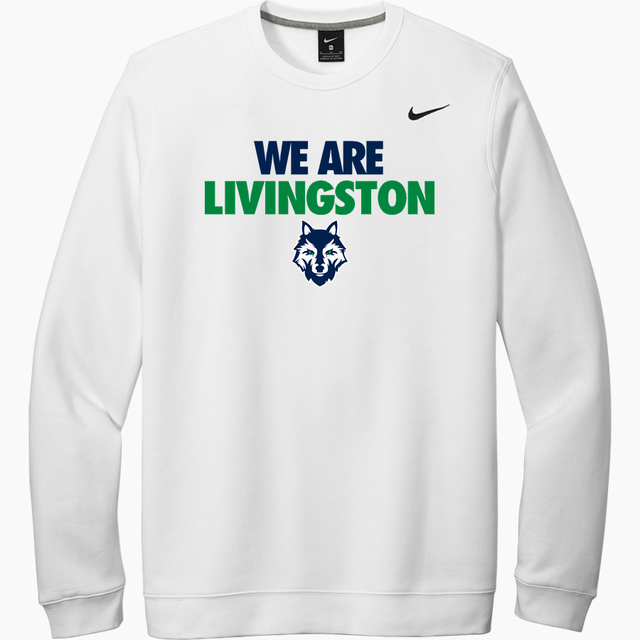 LIVINGSTON COLLEGIATE ACADEMY Wolves Nike Men's Club Fleece Crew