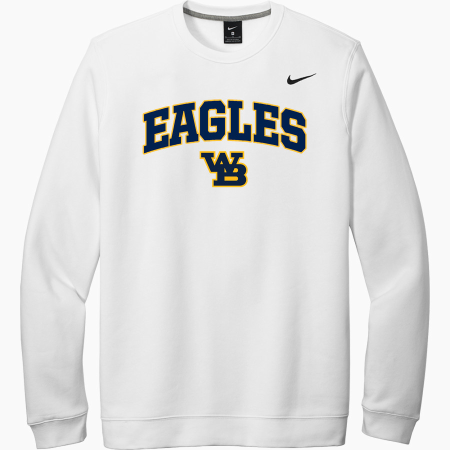West Babylon Eagles <span class="pdp-name-mascot">West Babylon Eagles</span> Nike Men's Club Fleece Crew
