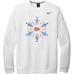 LOUISBURG HIGH SCHOOL WARRIORS <span class="pdp-name-mascot">LOUISBURG WARRIORS</span> Nike Men's Team Club Fleece Crew Front Thumbnail