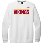 VIEWMONT HIGH SCHOOL VIKINGS <span class="pdp-name-mascot">VIEWMONT VIKINGS</span> Nike Men's Team Club Fleece Crew Front Thumbnail