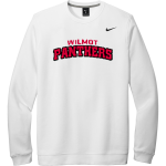 WILMOT UNION HIGH SCHOOL PANTHERS <span class="pdp-name-mascot">WILMOT PANTHERS</span> Nike Men's Team Club Fleece Crew Front Thumbnail