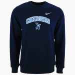 CENTRAL HIGH SCHOOL CHARGERS Nike Men's Club Fleece Crew Front Thumbnail