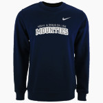 Mount Aloysius College Mounties Nike Men's Club Fleece Crew Front Thumbnail