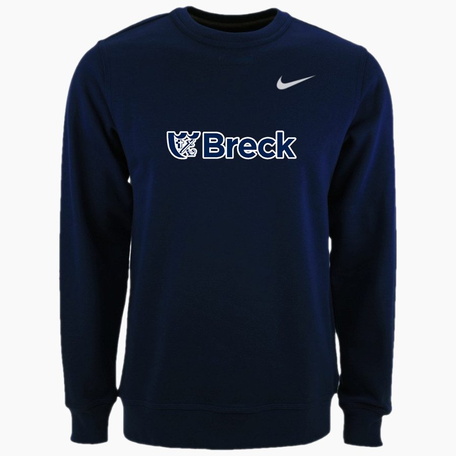 Breck Mustangs <span class="pdp-name-mascot">Breck School Mustangs</span> Nike Men's Club Fleece Crew