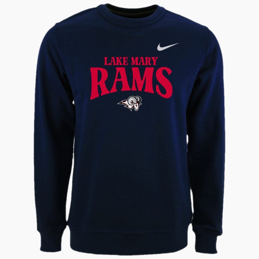 Lake Mary Rams <span class="pdp-name-mascot">Lake Mary Rams</span> Nike Men's Club Fleece Crew