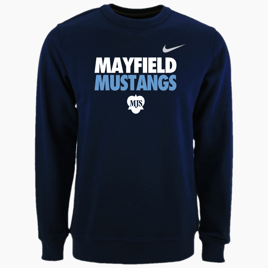 Mayfield Junior School Mustangs Online Store Nike Men's Club Fleece Crew