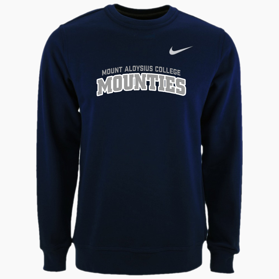 Mount Aloysius College Mounties Nike Men's Club Fleece Crew