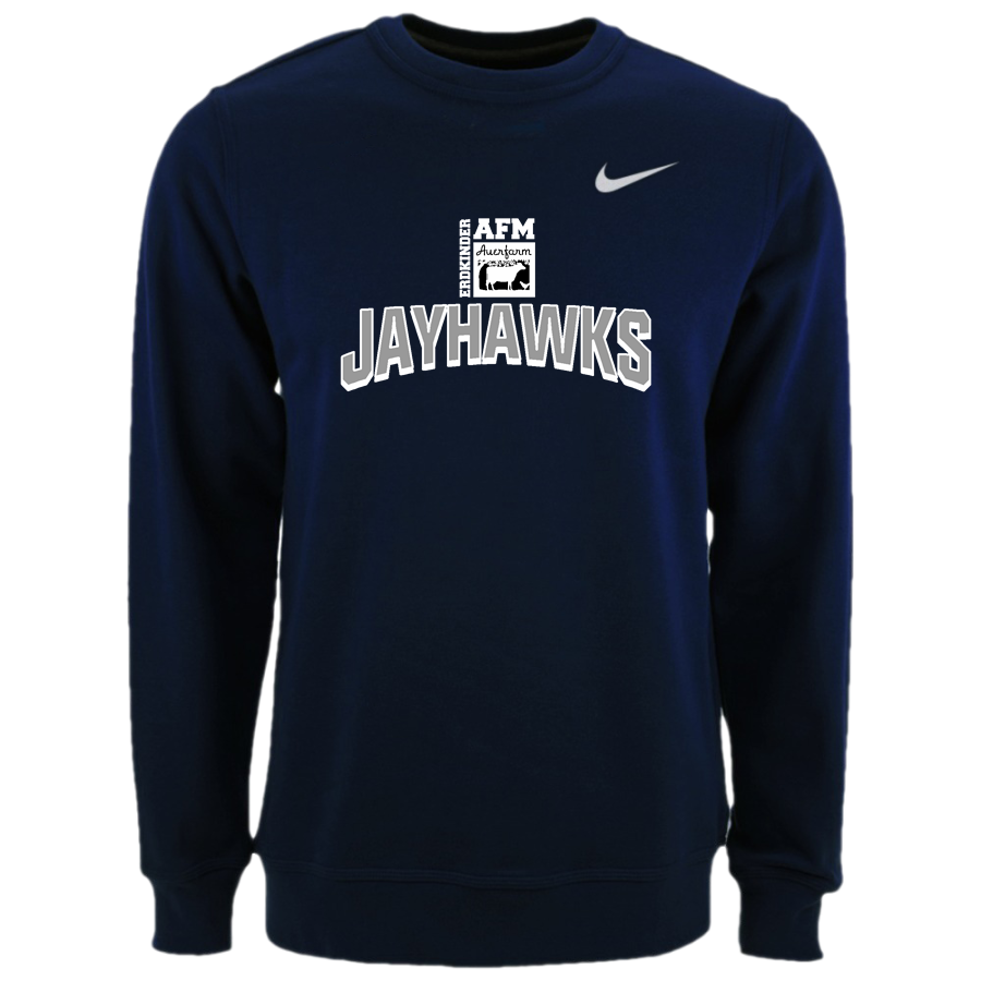 Annie Fisher Montessori Jayhawks <span class="pdp-name-mascot">Annie Fisher Montessori Magnet School Jayhawks</span> Nike Men's Club Fleece Crew