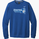 CCSU Blue Devils Nike Men's Club Fleece Crew Front Thumbnail